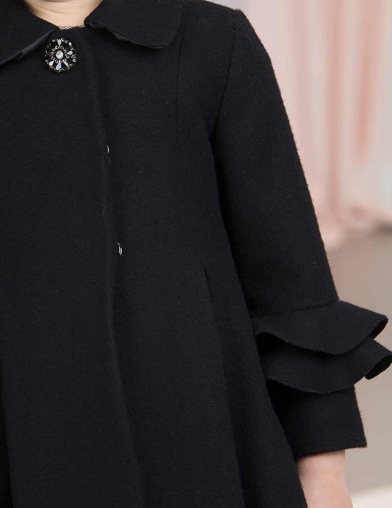 Close up of Black Coat