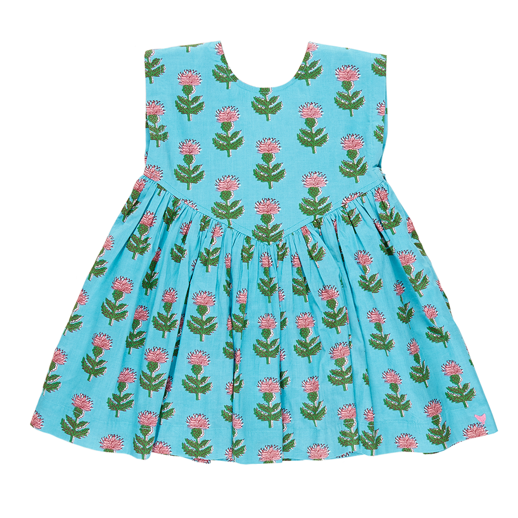 Girls Gracie Dress - Blue Cornflower